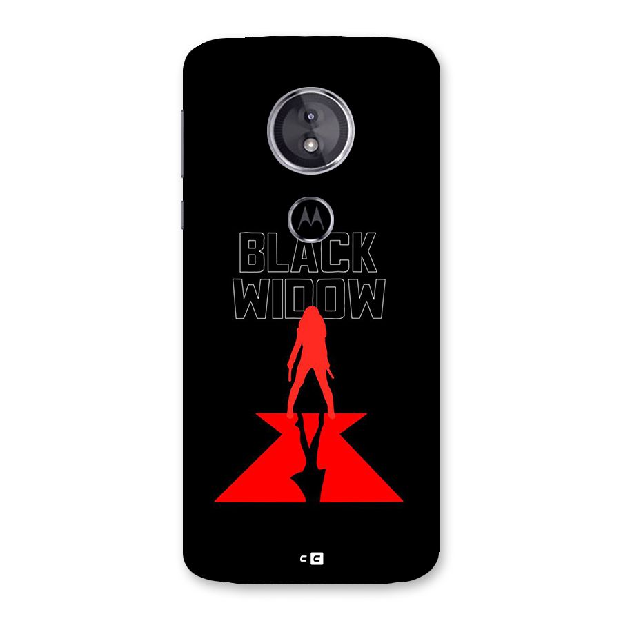 Black Widow Back Case for Moto E5