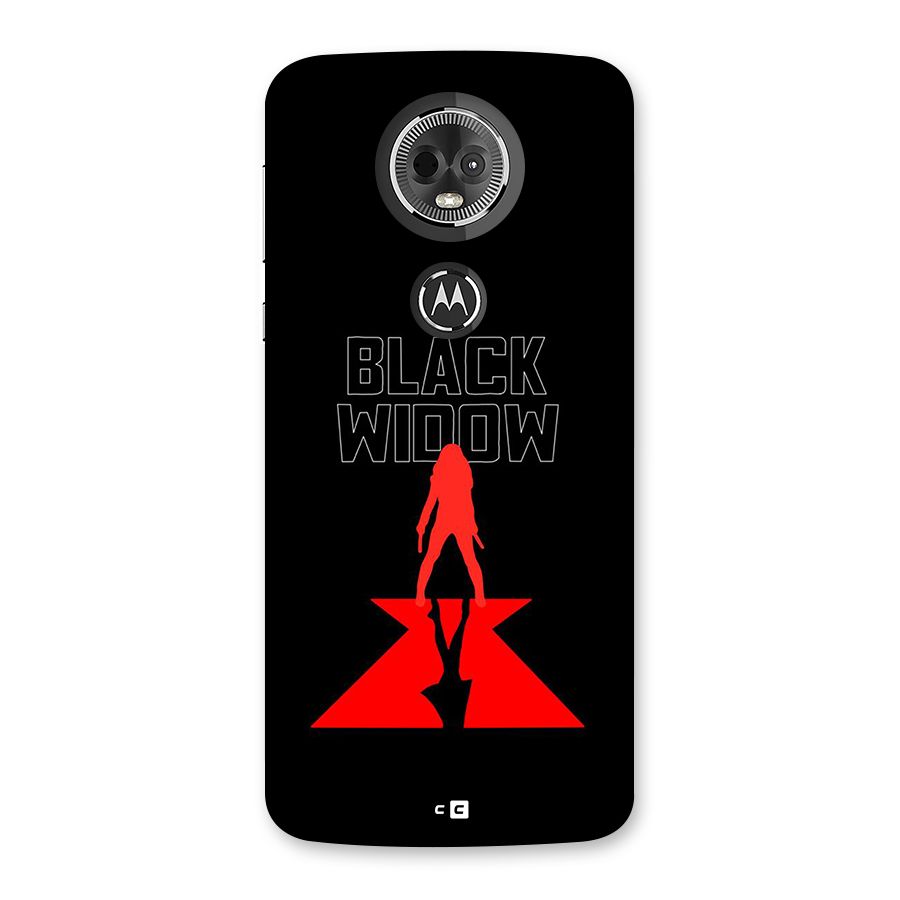 Black Widow Back Case for Moto E5 Plus