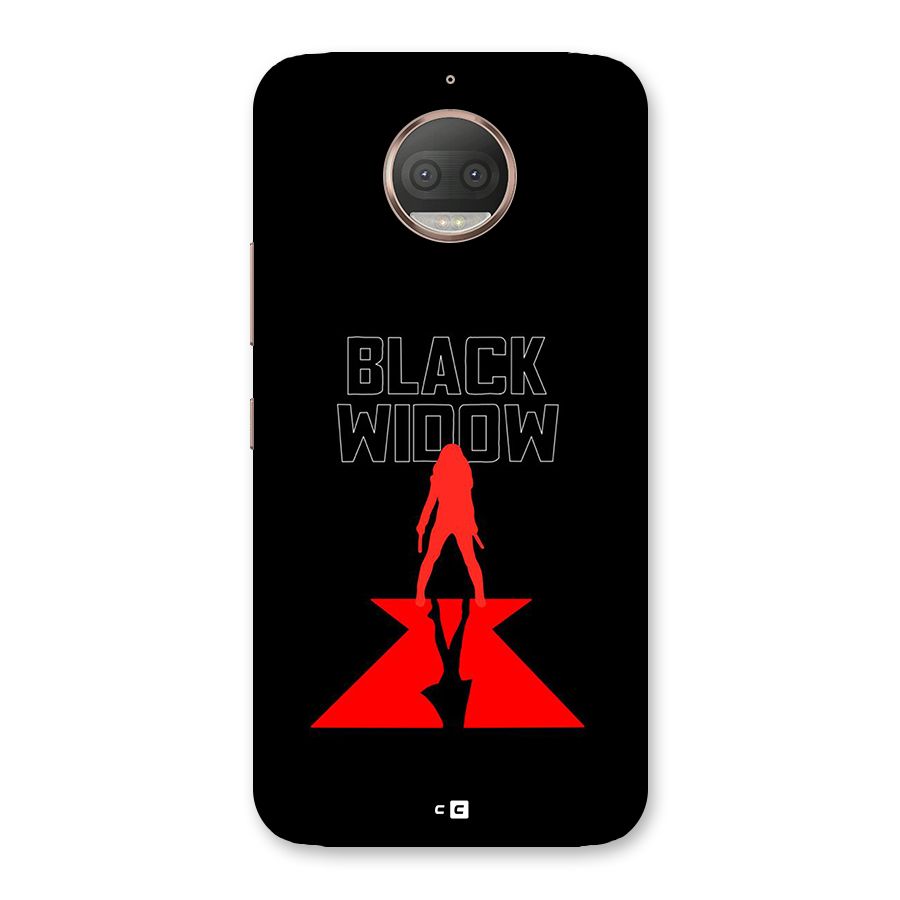 Black Widow Back Case for Moto G5s Plus