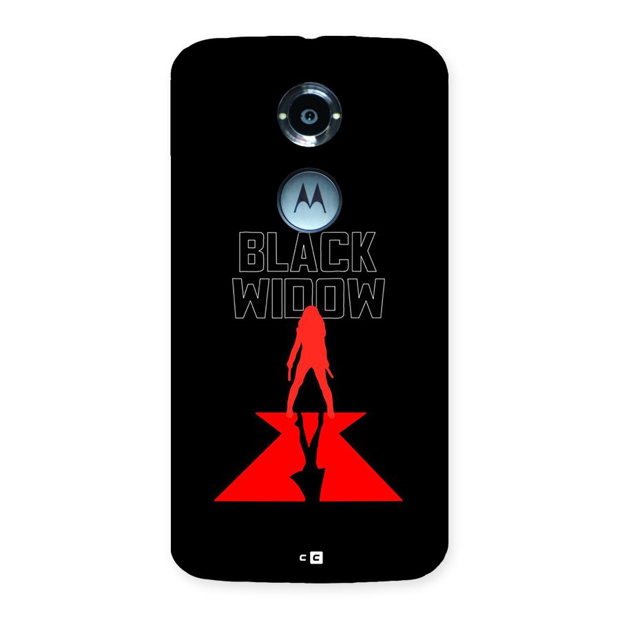 Black Widow Back Case for Moto X2