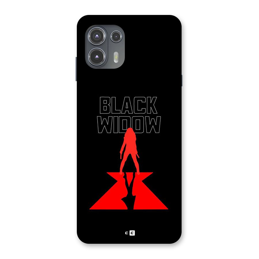 Black Widow Back Case for Motorola Edge 20 Fusion