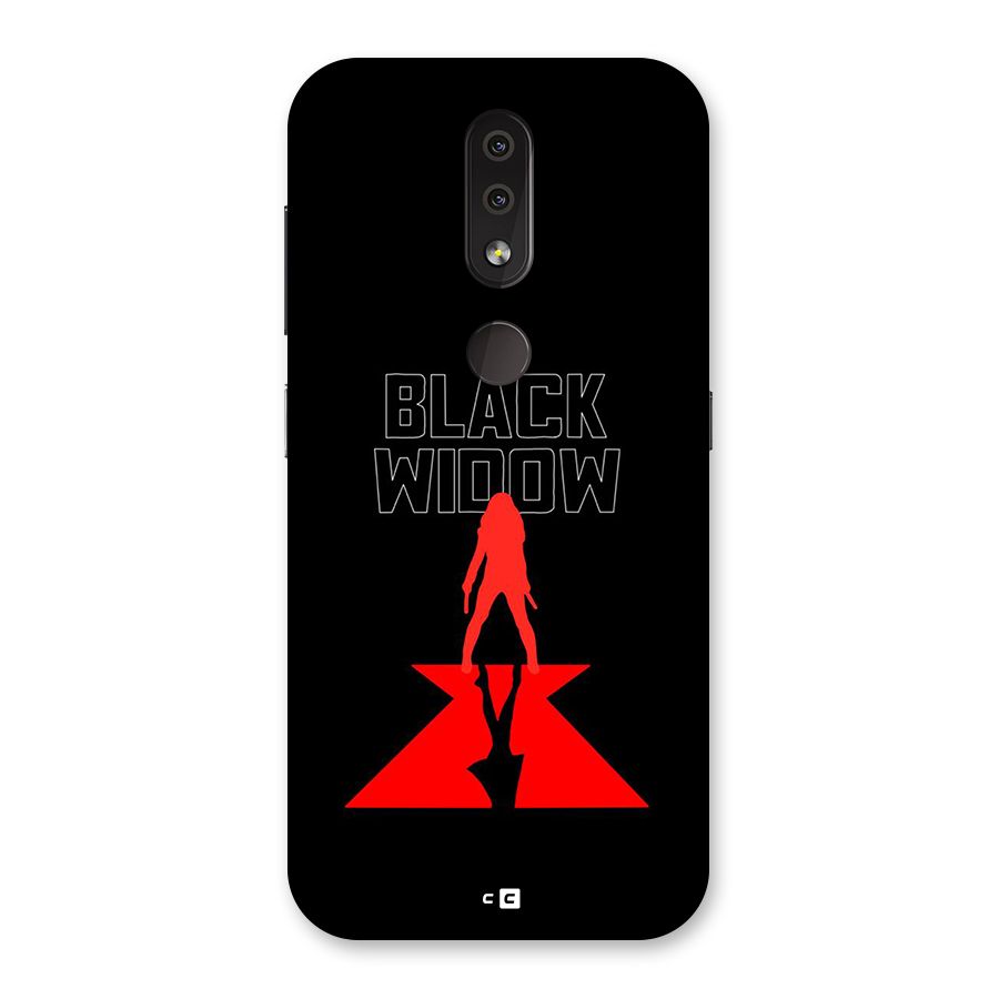 Black Widow Back Case for Nokia 4.2