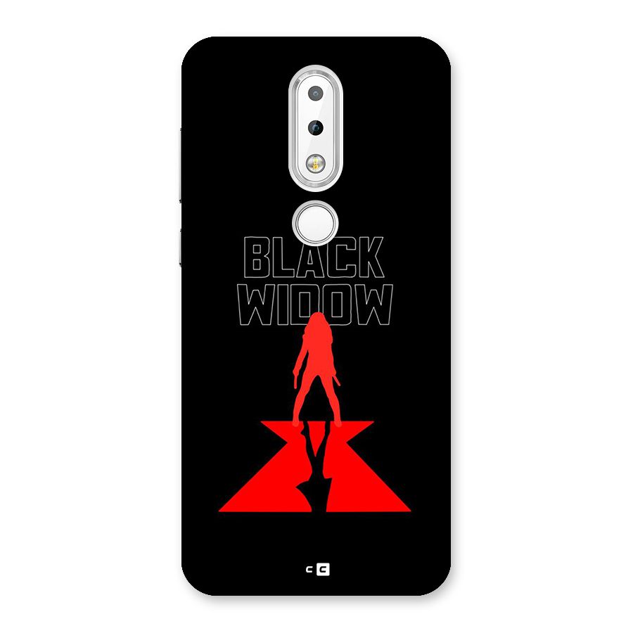 Black Widow Back Case for Nokia 6.1 Plus