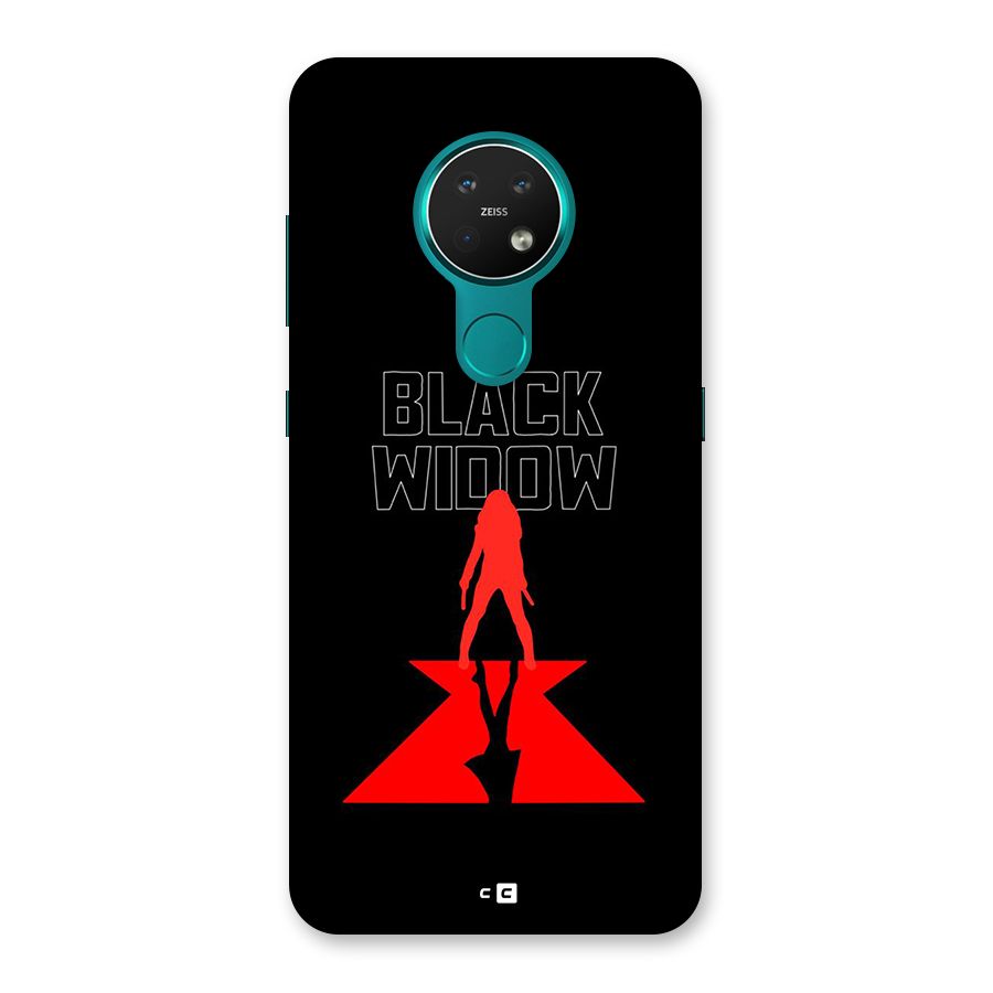 Black Widow Back Case for Nokia 7.2