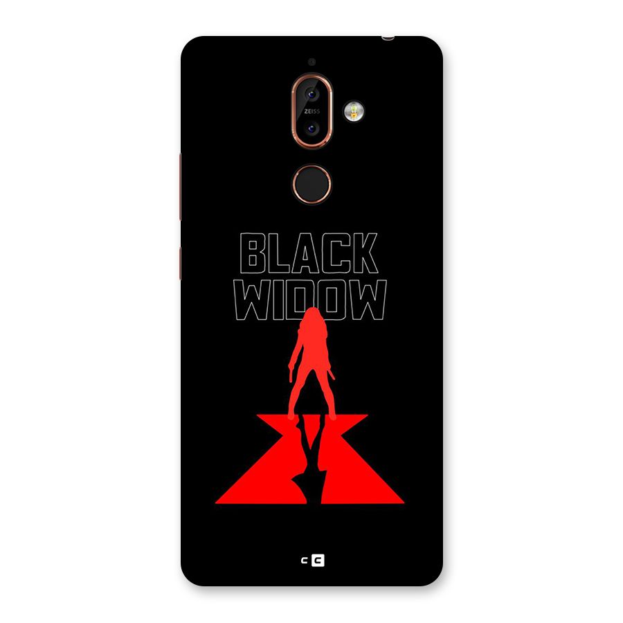 Black Widow Back Case for Nokia 7 Plus