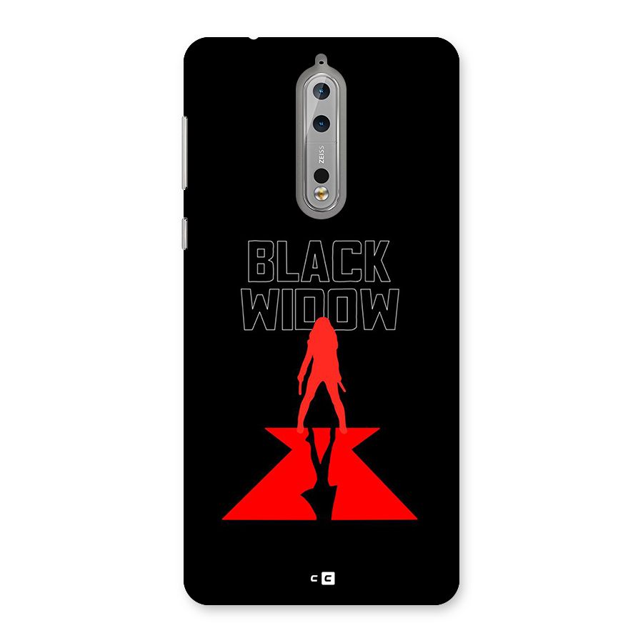Black Widow Back Case for Nokia 8
