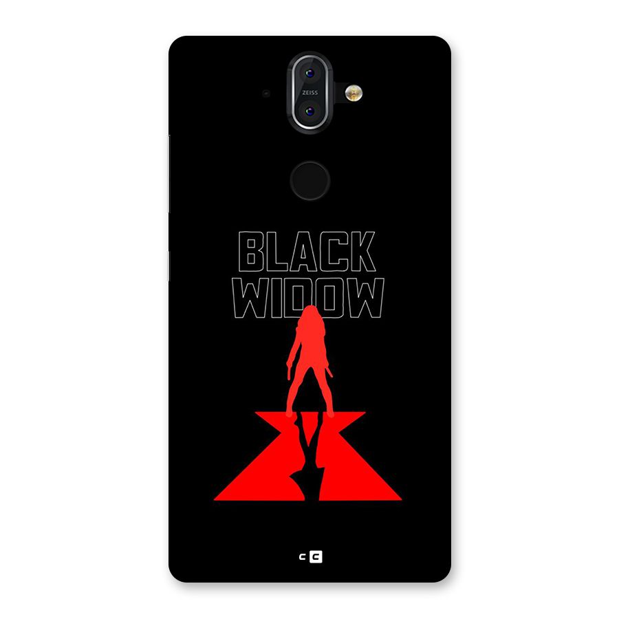 Black Widow Back Case for Nokia 8 Sirocco