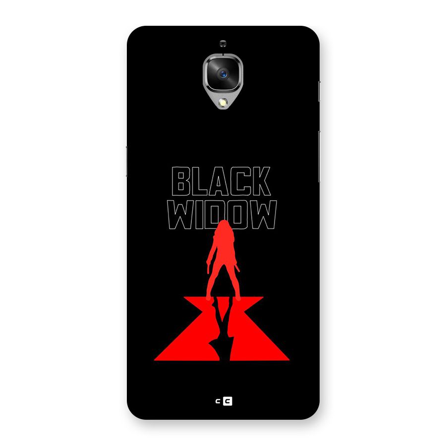 Black Widow Back Case for OnePlus 3