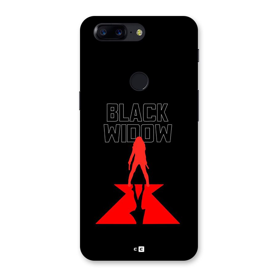 Black Widow Back Case for OnePlus 5T