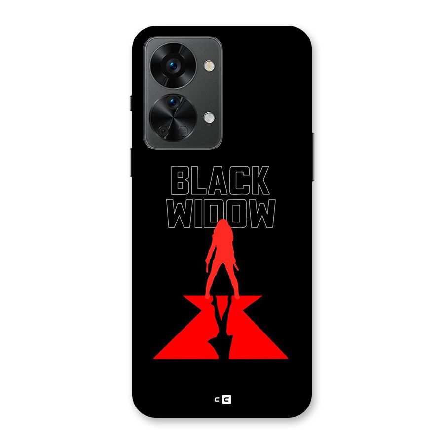Black Widow Back Case for OnePlus Nord 2T