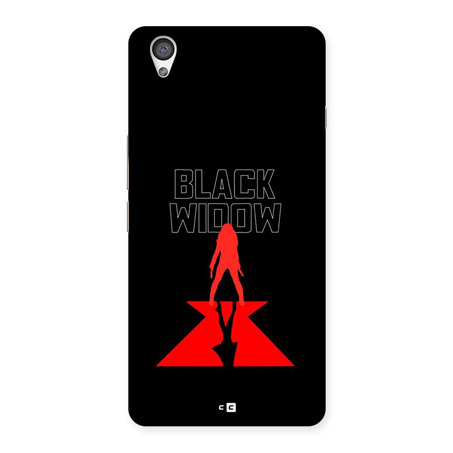Black Widow Back Case for OnePlus X