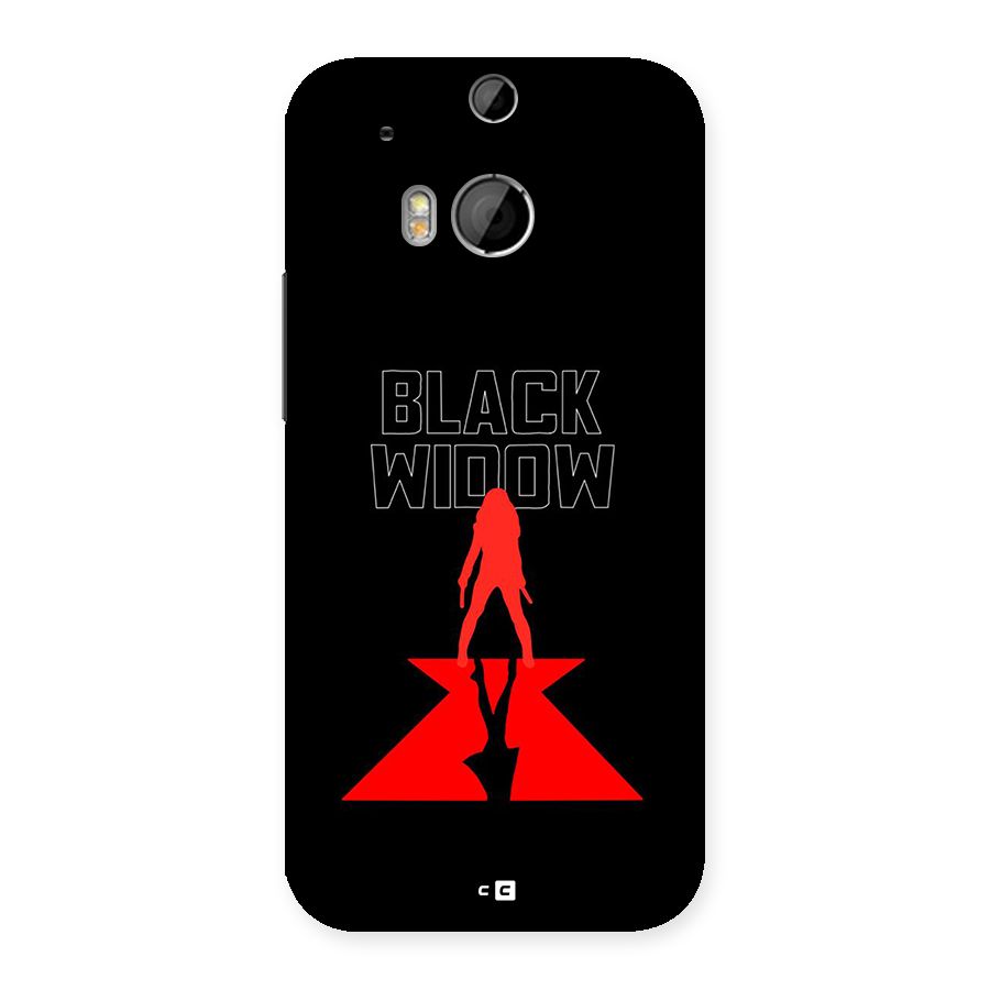 Black Widow Back Case for One M8