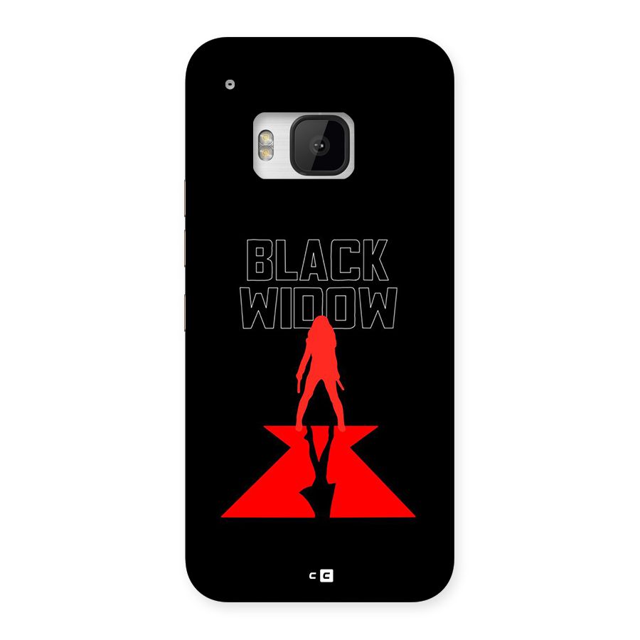 Black Widow Back Case for One M9