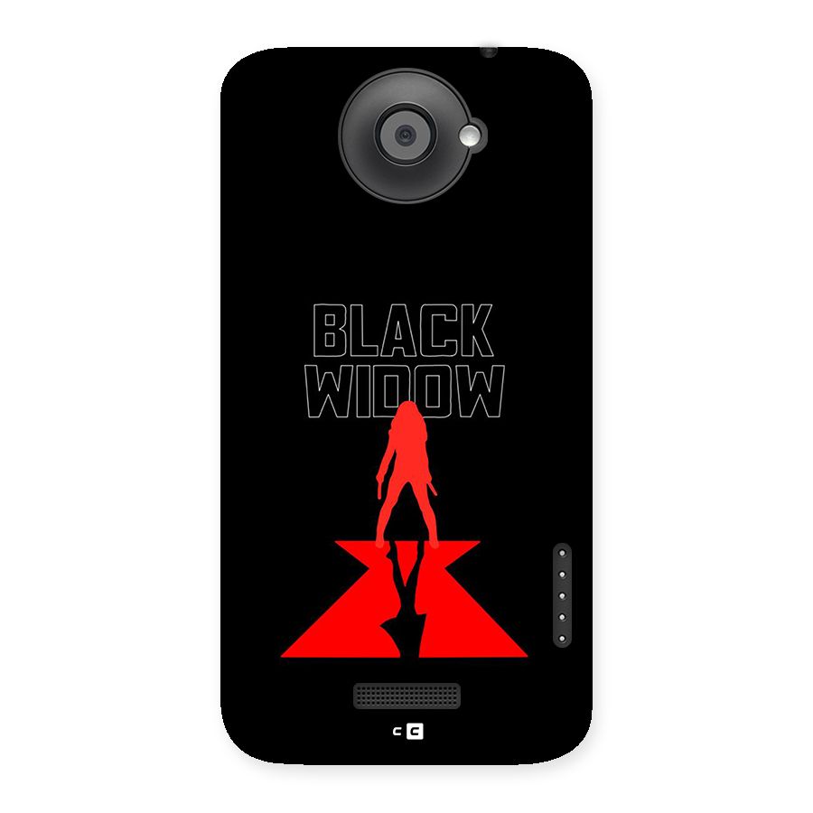 Black Widow Back Case for One X