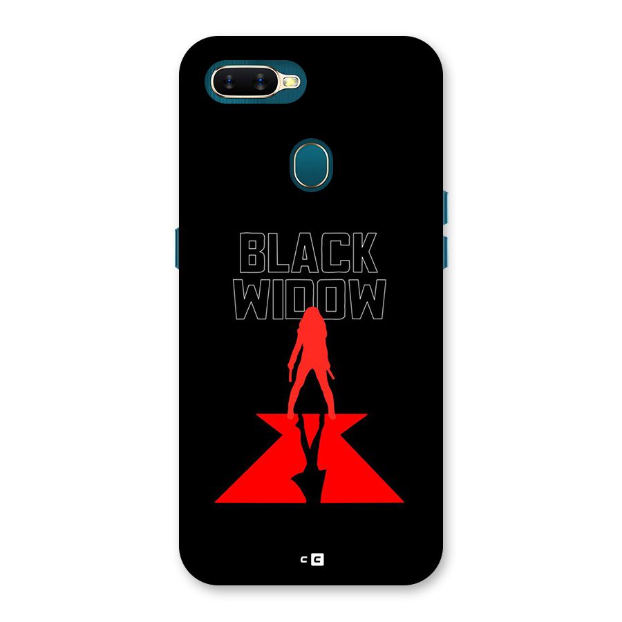 Black Widow Back Case for Oppo A12
