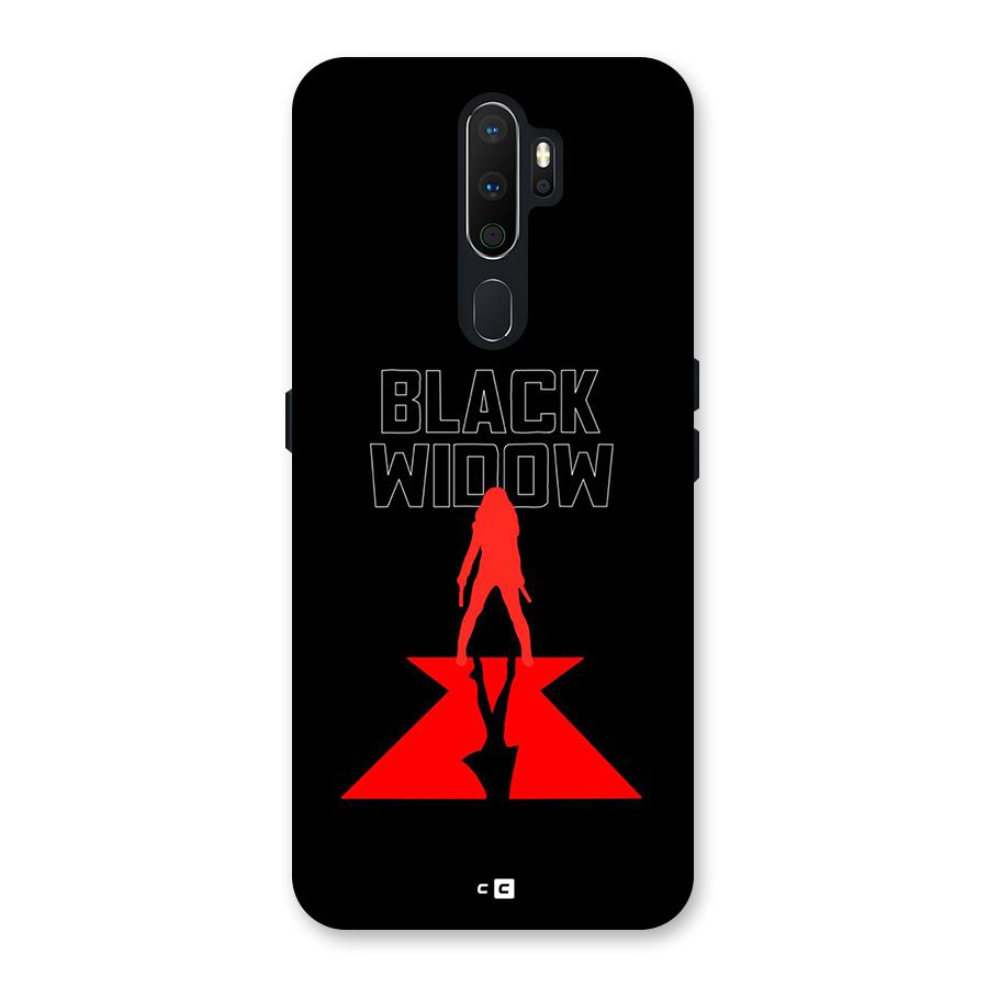 Black Widow Back Case for Oppo A5 (2020)