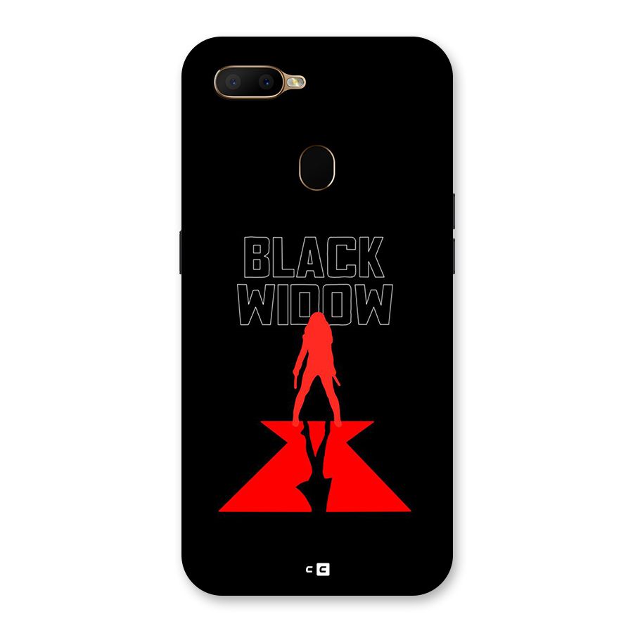 Black Widow Back Case for Oppo A5s