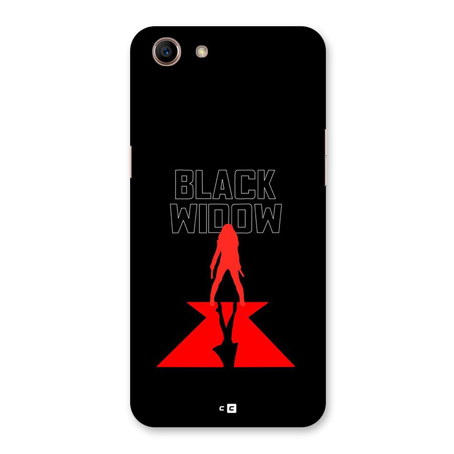 Black Widow Back Case for Oppo A83 (2018)