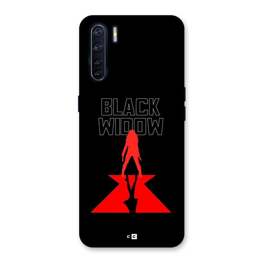 Black Widow Back Case for Oppo F15