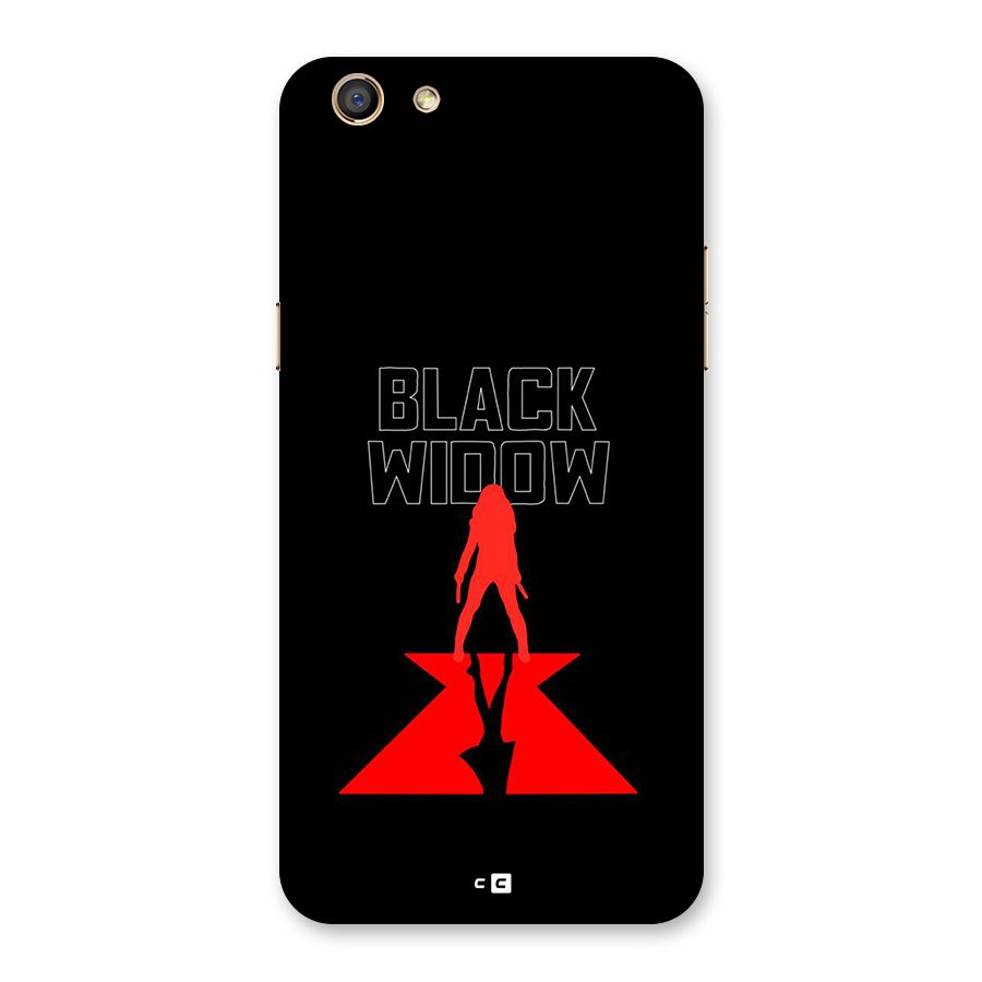 Black Widow Back Case for Oppo F3