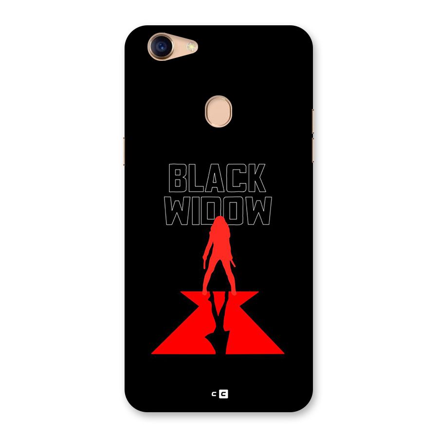 Black Widow Back Case for Oppo F5