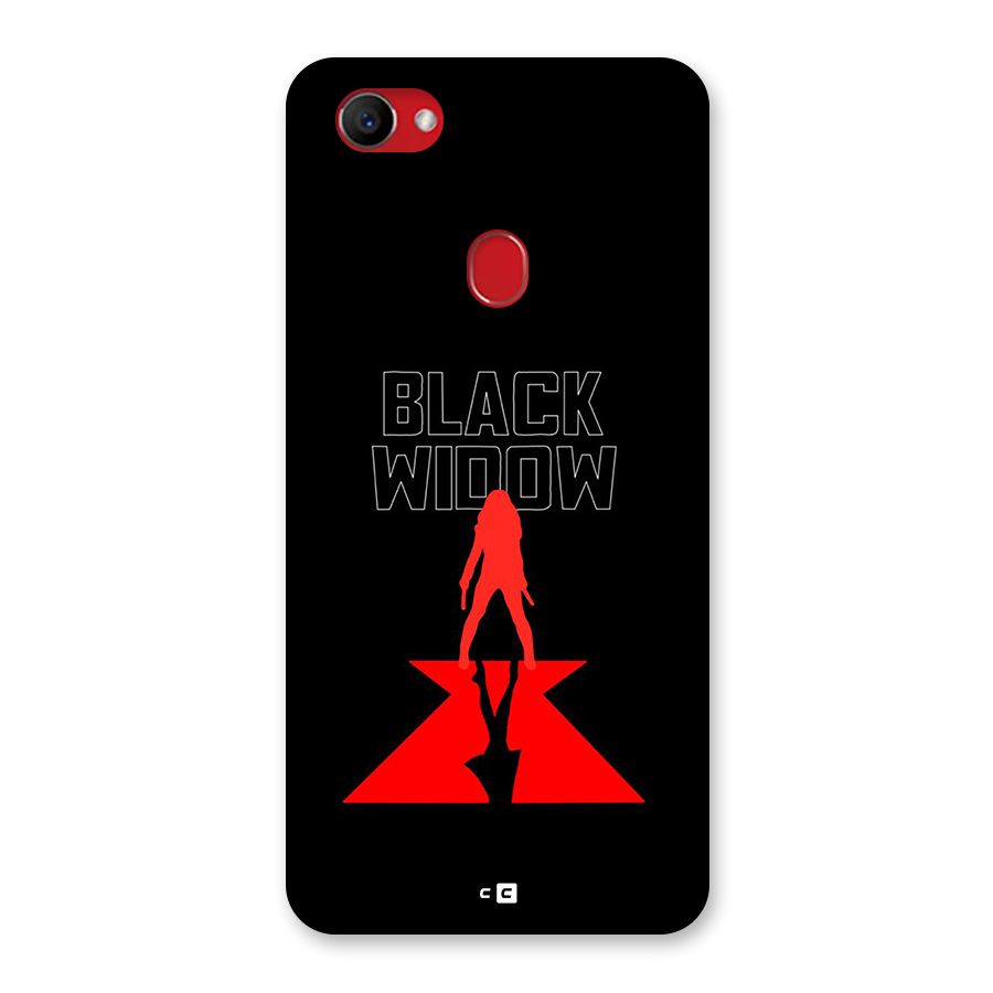Black Widow Back Case for Oppo F7