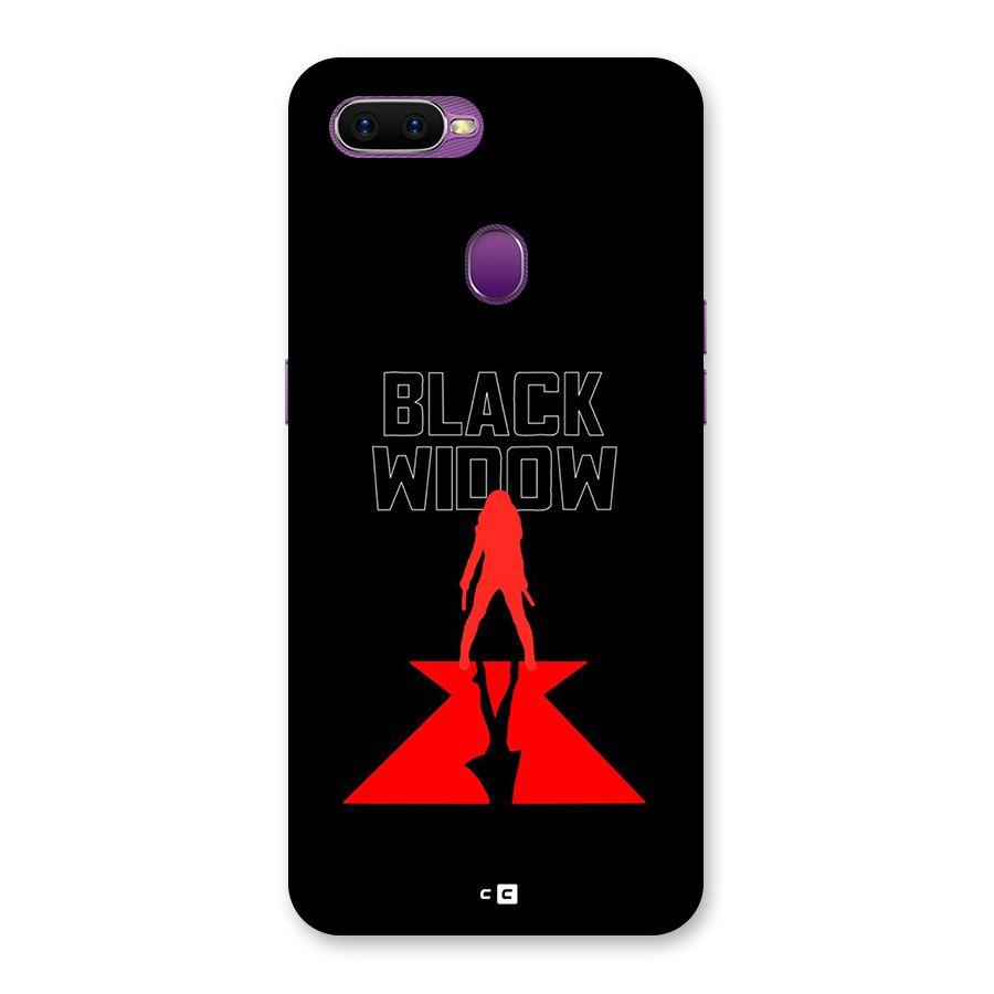 Black Widow Back Case for Oppo F9
