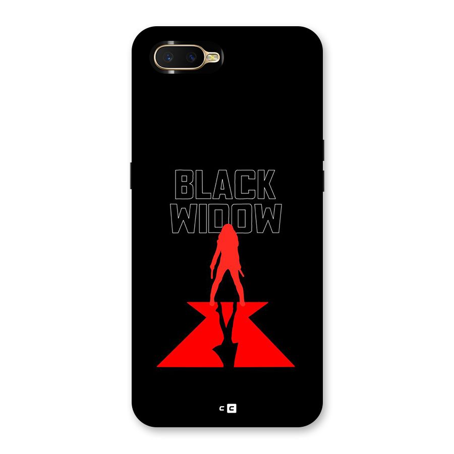 Black Widow Back Case for Oppo K1