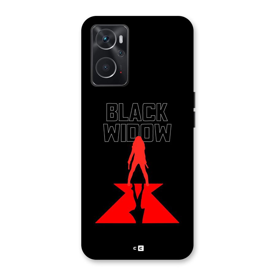 Black Widow Back Case for Oppo K10 4G