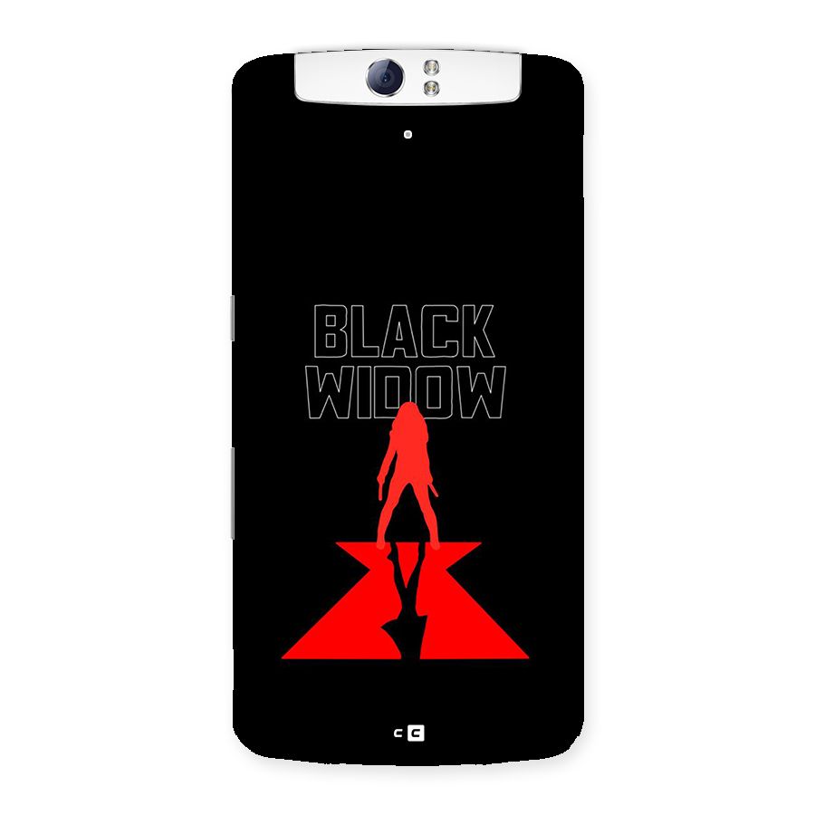 Black Widow Back Case for Oppo N1