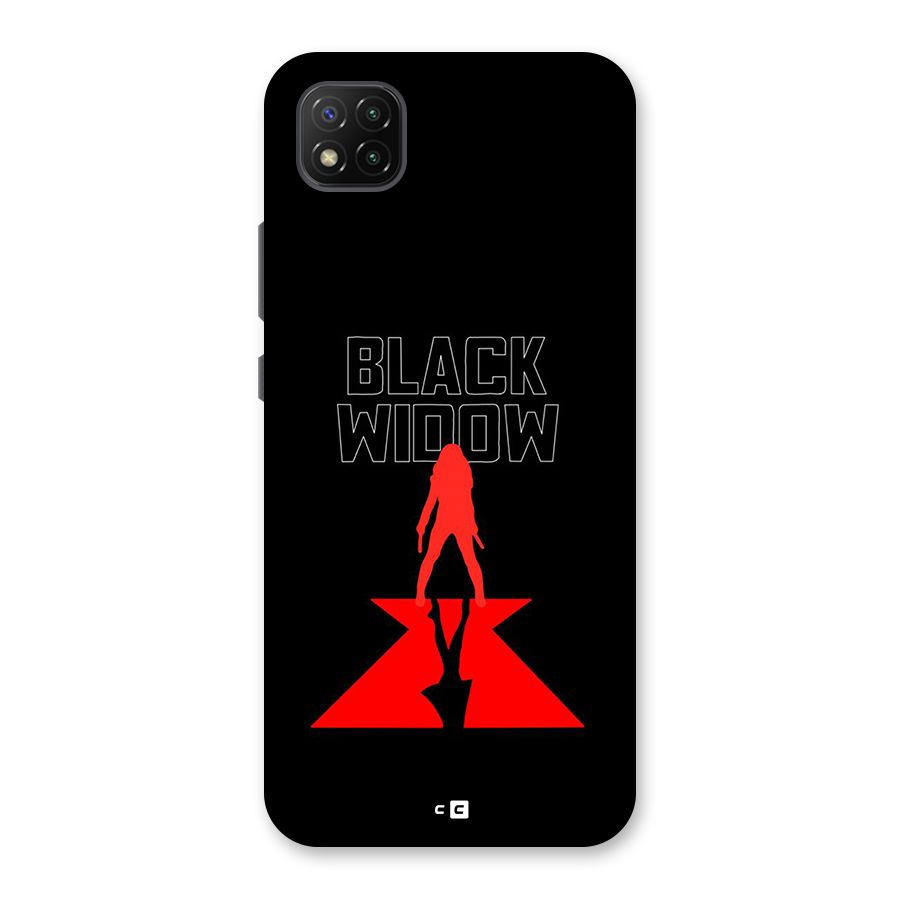 Black Widow Back Case for Poco C3