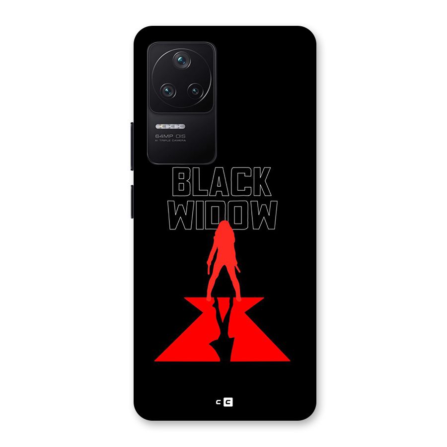 Black Widow Back Case for Poco F4 5G