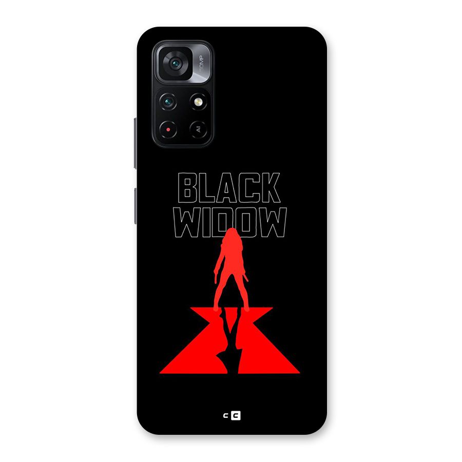 Black Widow Back Case for Poco M4 Pro 5G