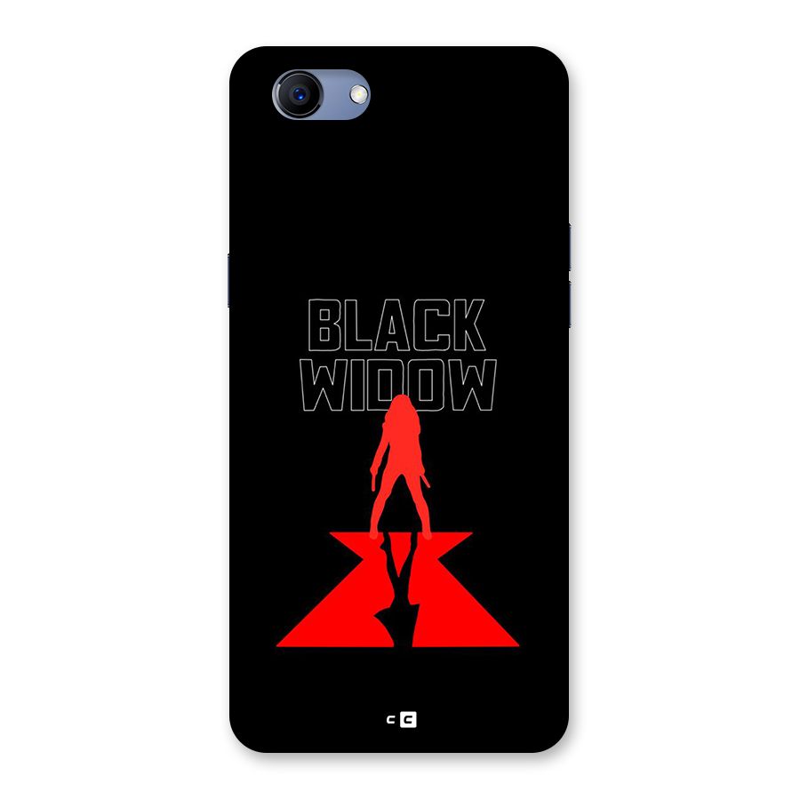 Black Widow Back Case for Realme 1
