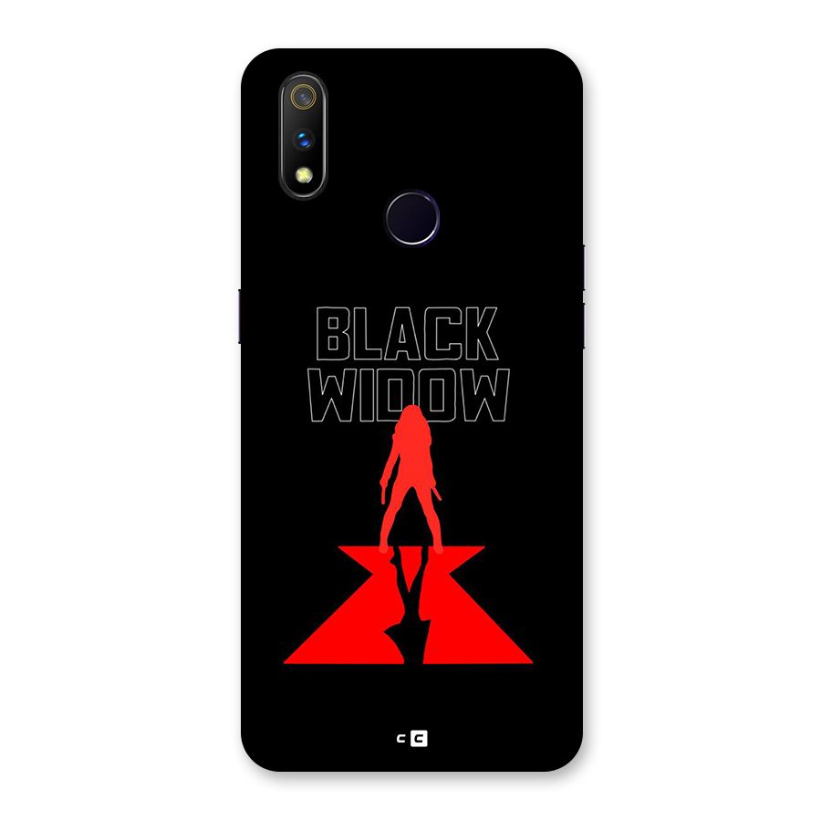 Black Widow Back Case for Realme 3 Pro