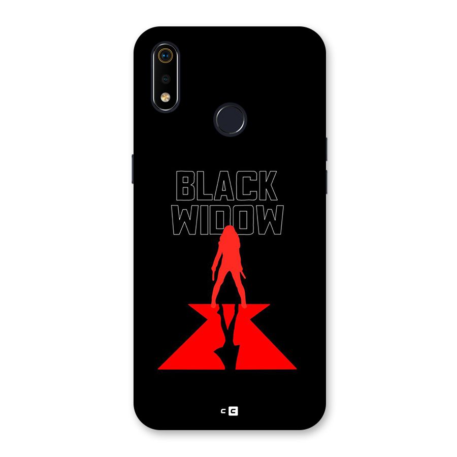 Black Widow Back Case for Realme 3i