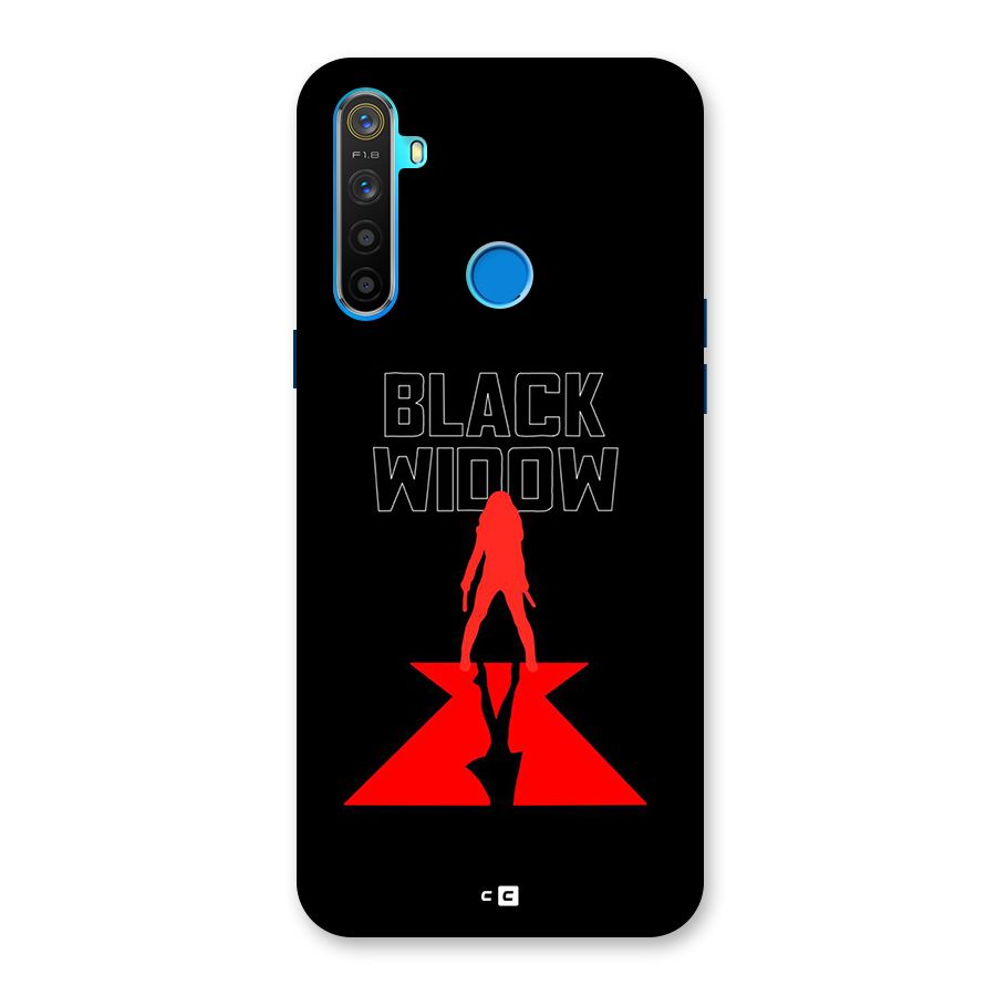 Black Widow Back Case for Realme 5s