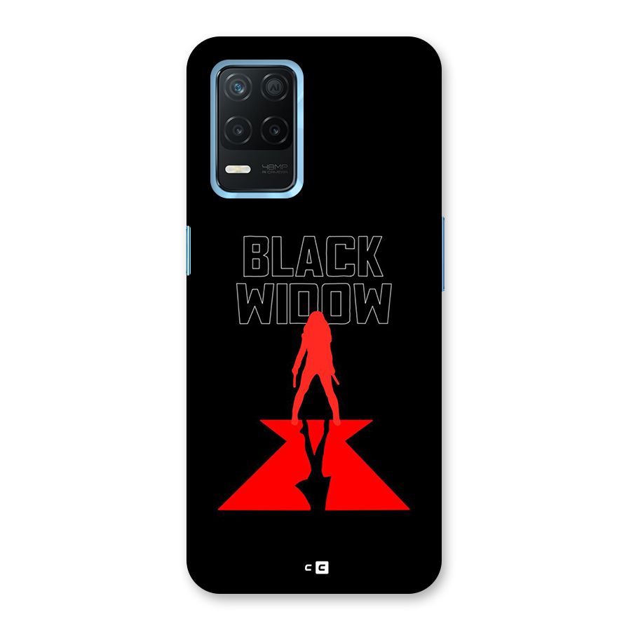 Black Widow Back Case for Realme 8s 5G