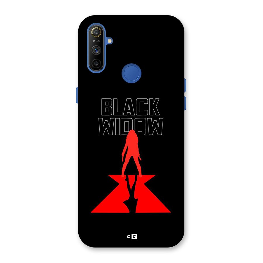 Black Widow Back Case for Realme Narzo 10A