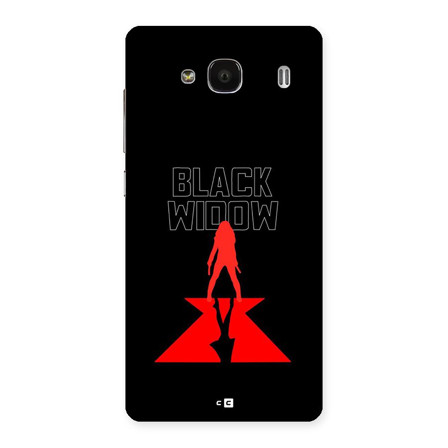 Black Widow Back Case for Redmi 2 Prime