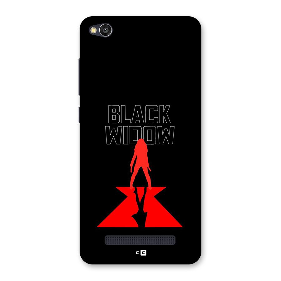 Black Widow Back Case for Redmi 4A
