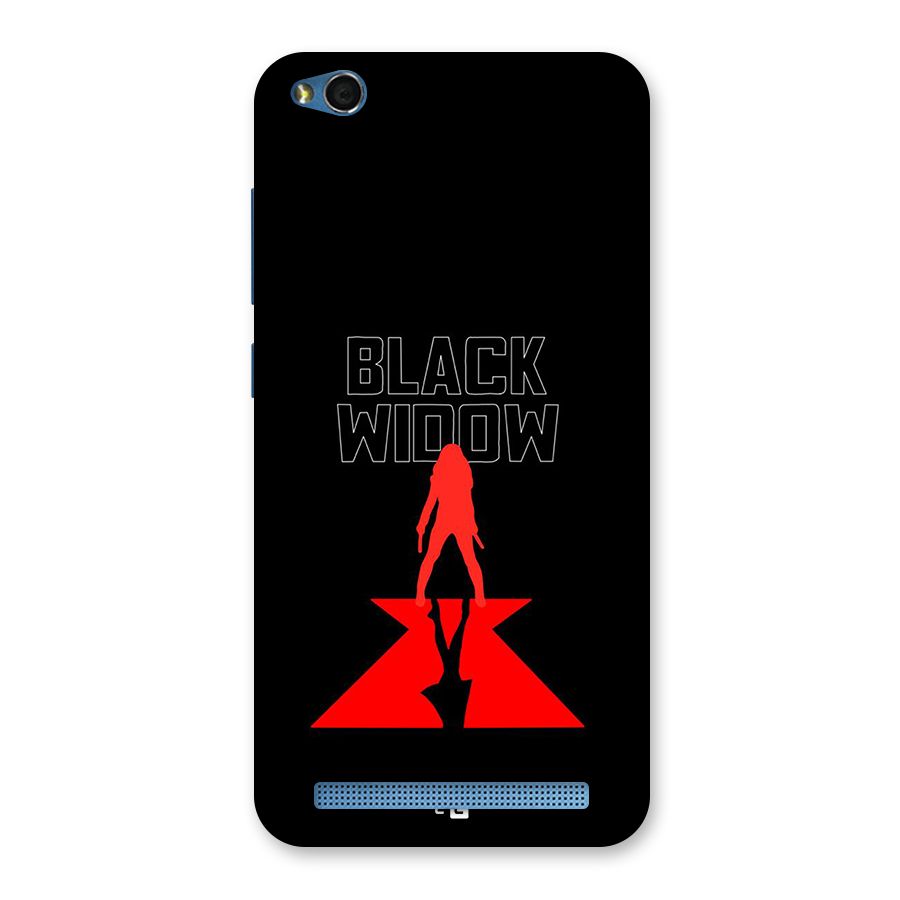 Black Widow Back Case for Redmi 5A