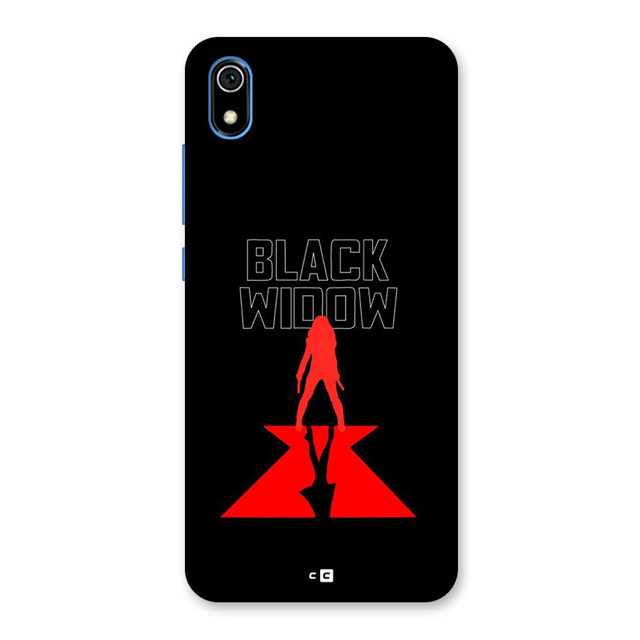 Black Widow Back Case for Redmi 7A