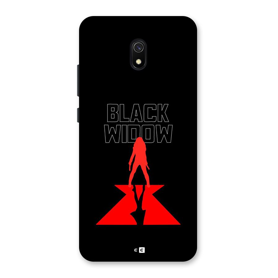 Black Widow Back Case for Redmi 8A