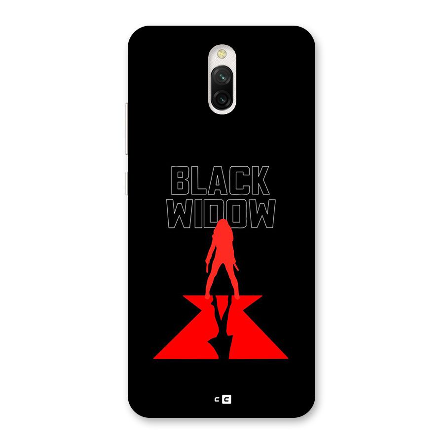Black Widow Back Case for Redmi 8A Dual