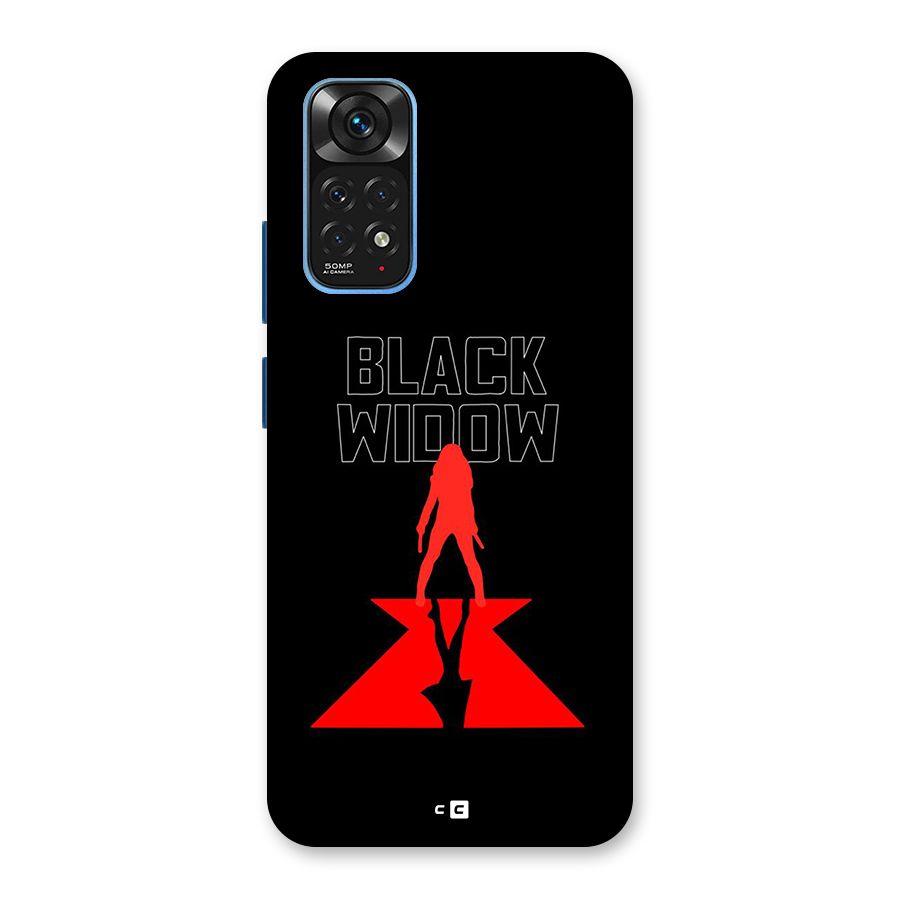 Black Widow Back Case for Redmi Note 11S