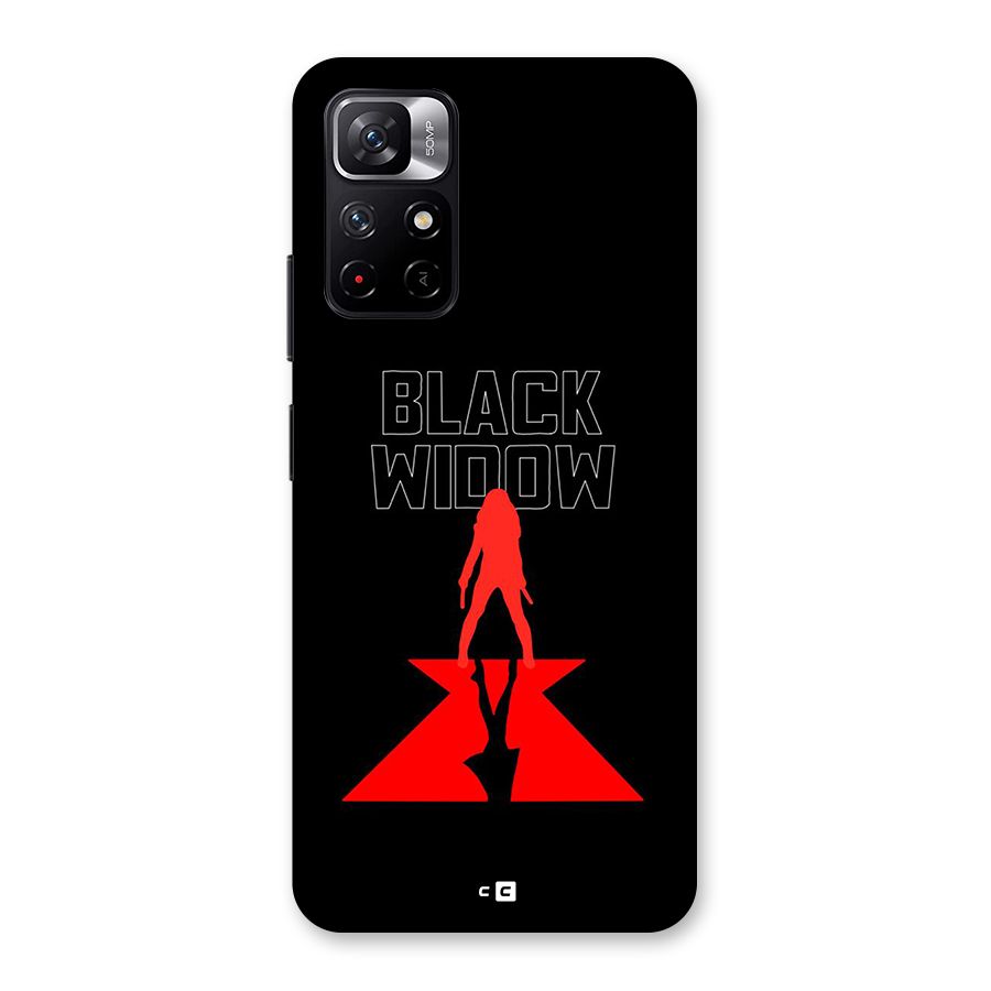 Black Widow Back Case for Redmi Note 11T 5G