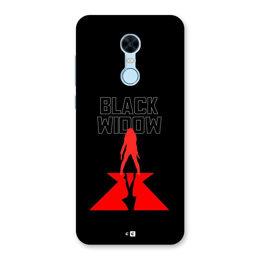 Black Widow Back Case for Redmi Note 5