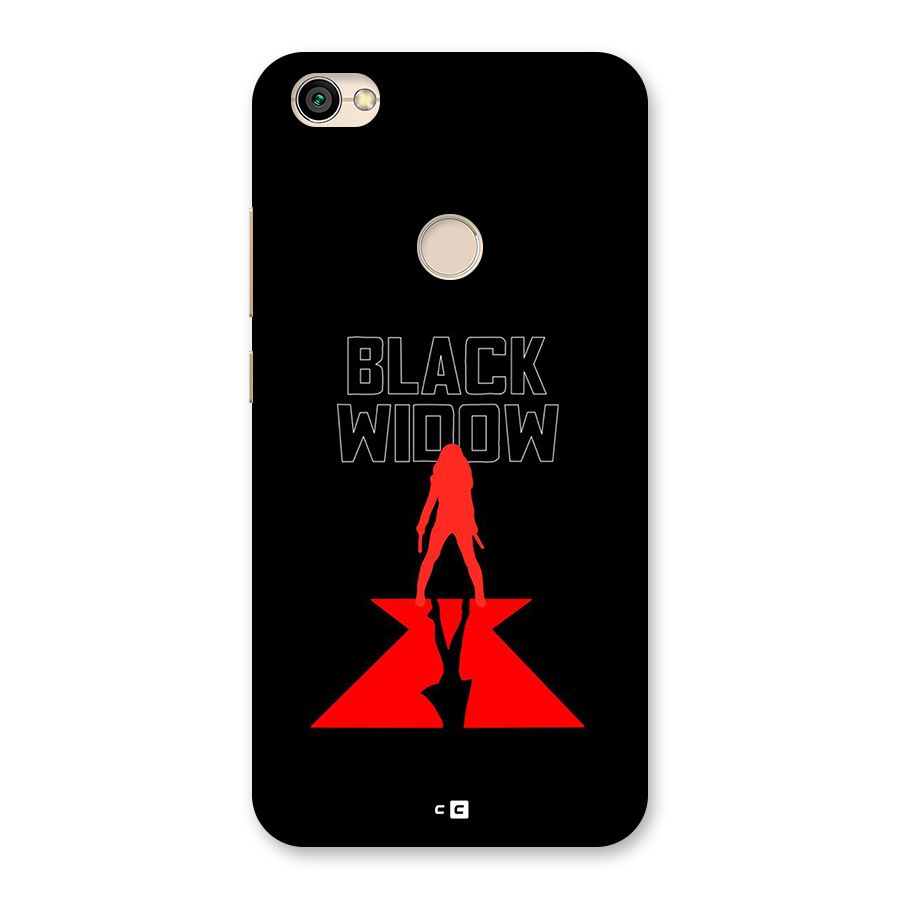 Black Widow Back Case for Redmi Y1 2017