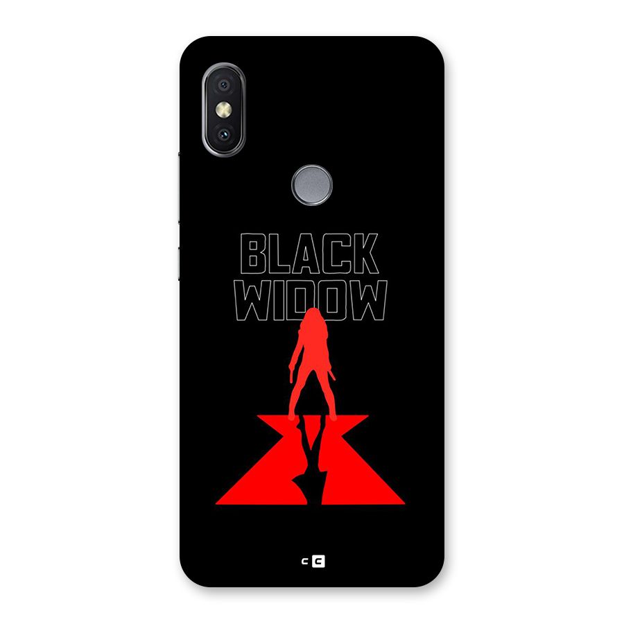 Black Widow Back Case for Redmi Y2